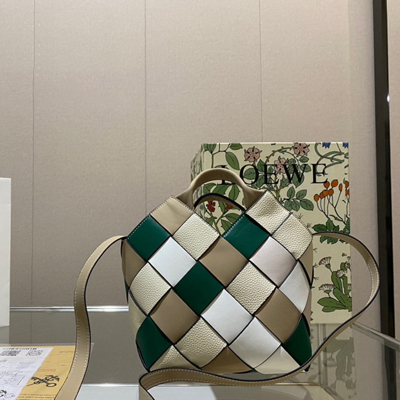 ロエベ ウーブン バスケット バッグ loewe バスケット バッグ 2way