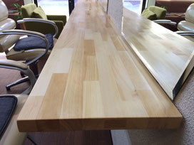 メルクシパイン集成材（積層材）の自作テーブルカウンター 2016/4/8