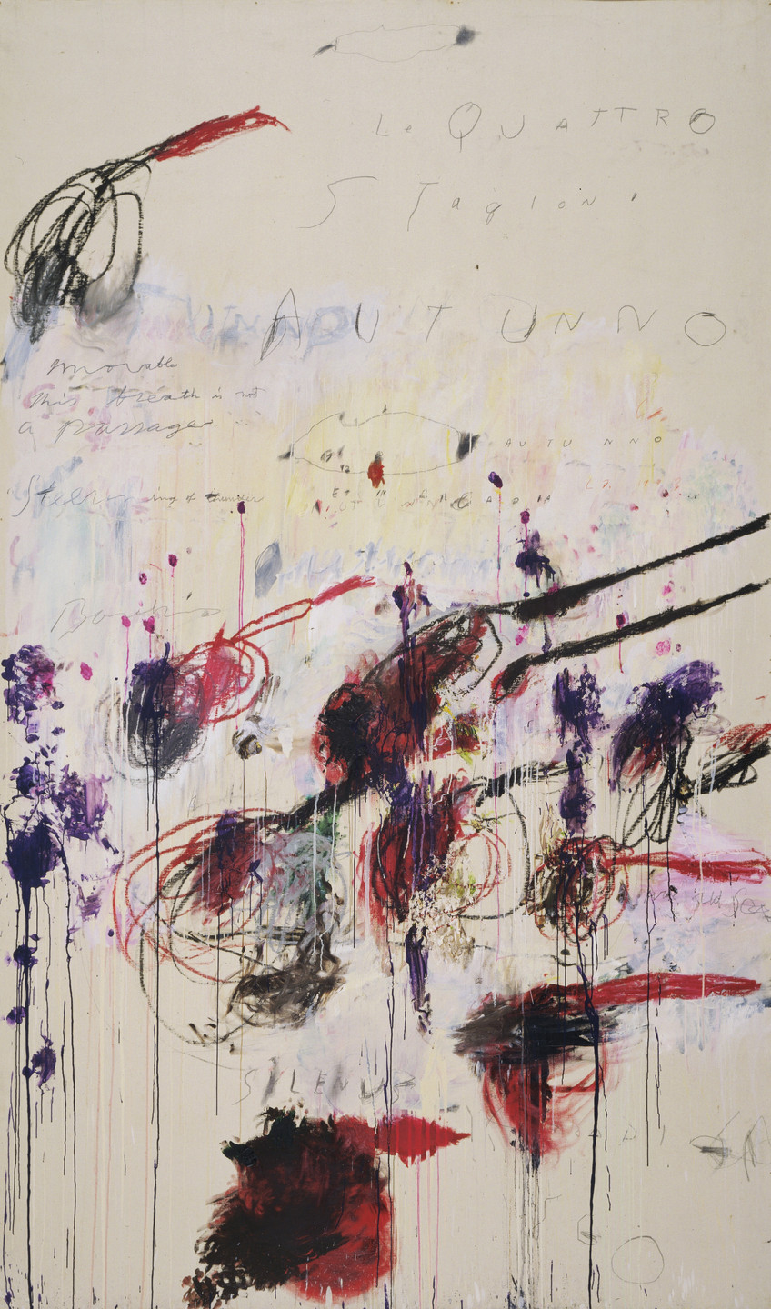 Cy Twombly. The Four Seasons: Spring, Summer, Autumn, and Winter