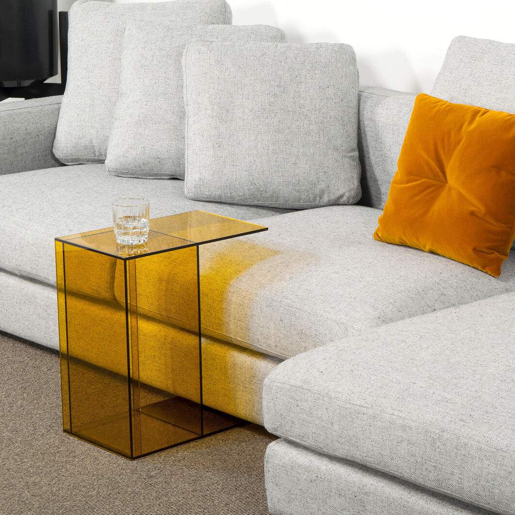 Two-Way サイドテーブル イエロー(イエロー)：ホーム