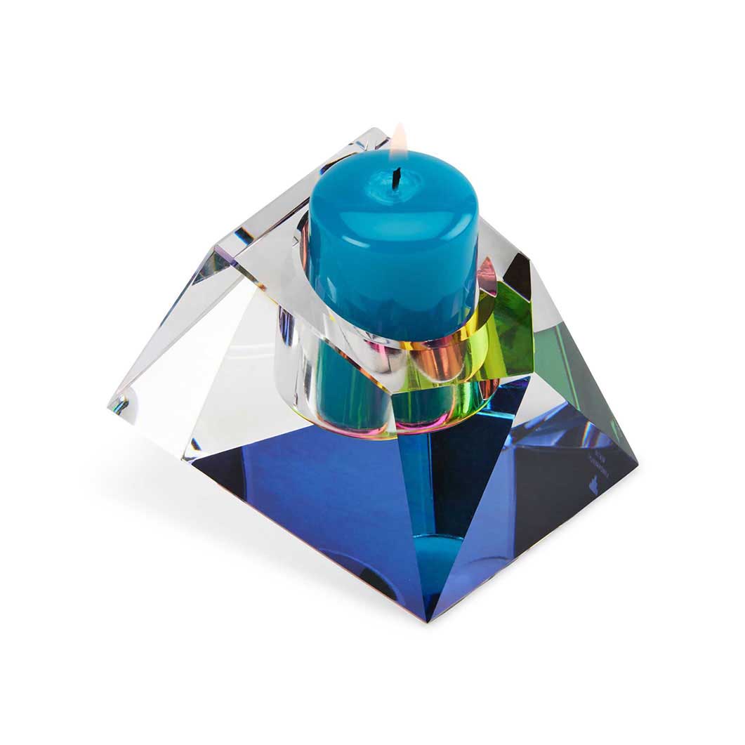 イレギュラー クリスタル ティーライト キャンドルホルダー：ホーム