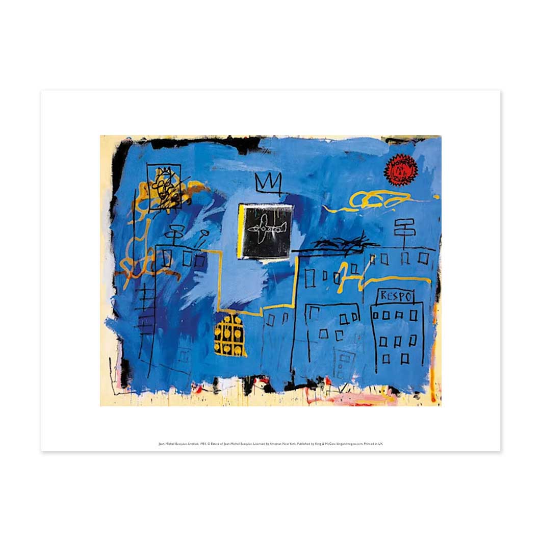 バスキア：Untitled, 1981 ポスター(Untitled， 1981)：ポスター