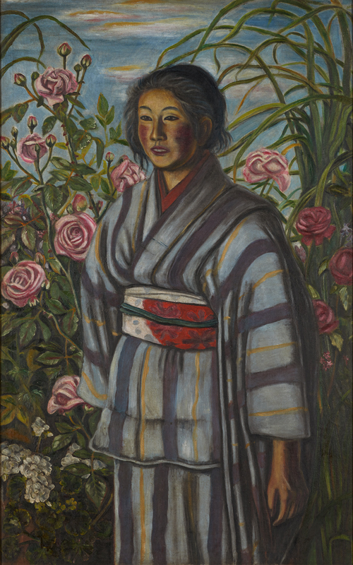 バラと少女 - 東京国立近代美術館