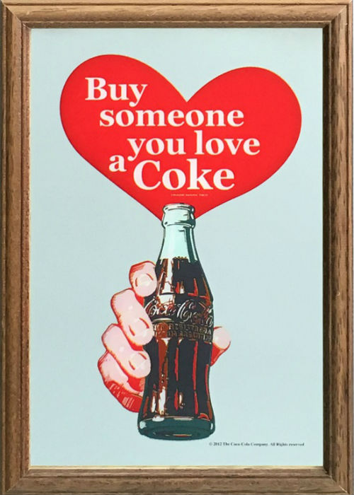 パブミラー(S) 【Coca-Cola Heart (コカコーラ)】