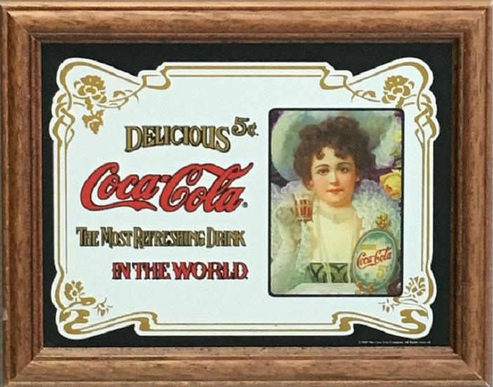 パブミラー(ミニ) 【Coca-Cola Traditional(コカコーラ