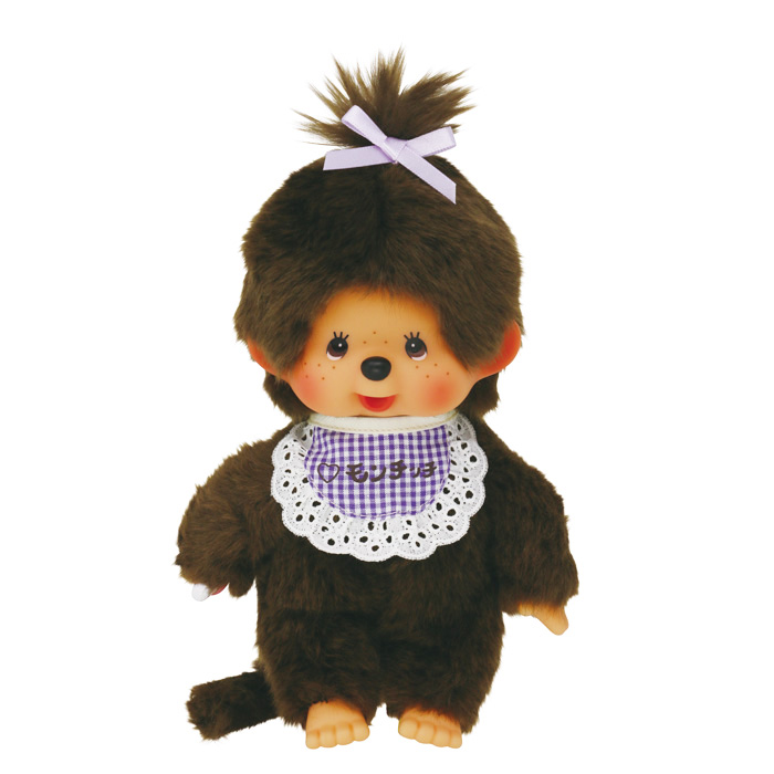 モンチッチ ギンガムスタイ 女の子 パープル | モンチッチホームページ