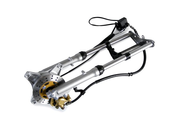 113wダックス用 Φ26フロントフォーク 左側ディスクブレーキキット