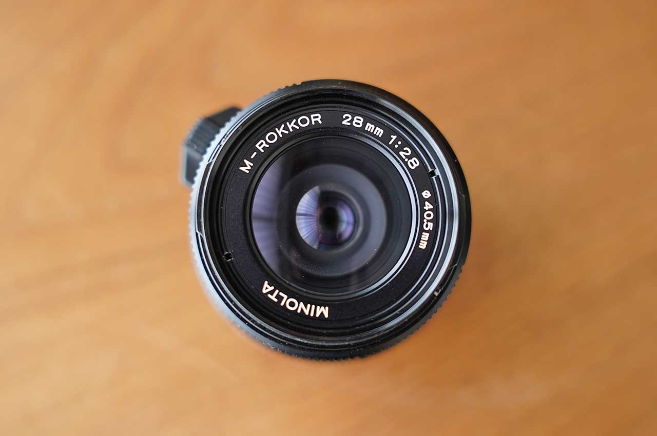 広角オールドレンズ「M-ROKKOR 28mm f2.8」購入レビュー。デザインの