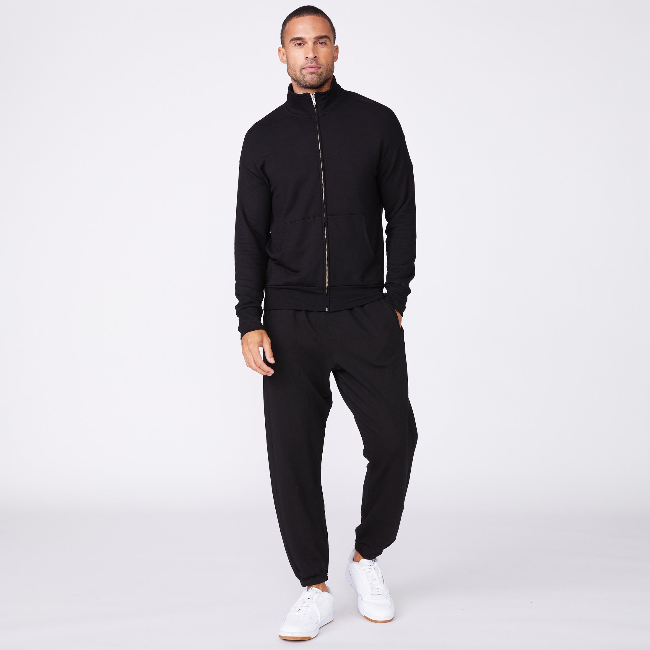 Mock Neck Zip Up – MONROW