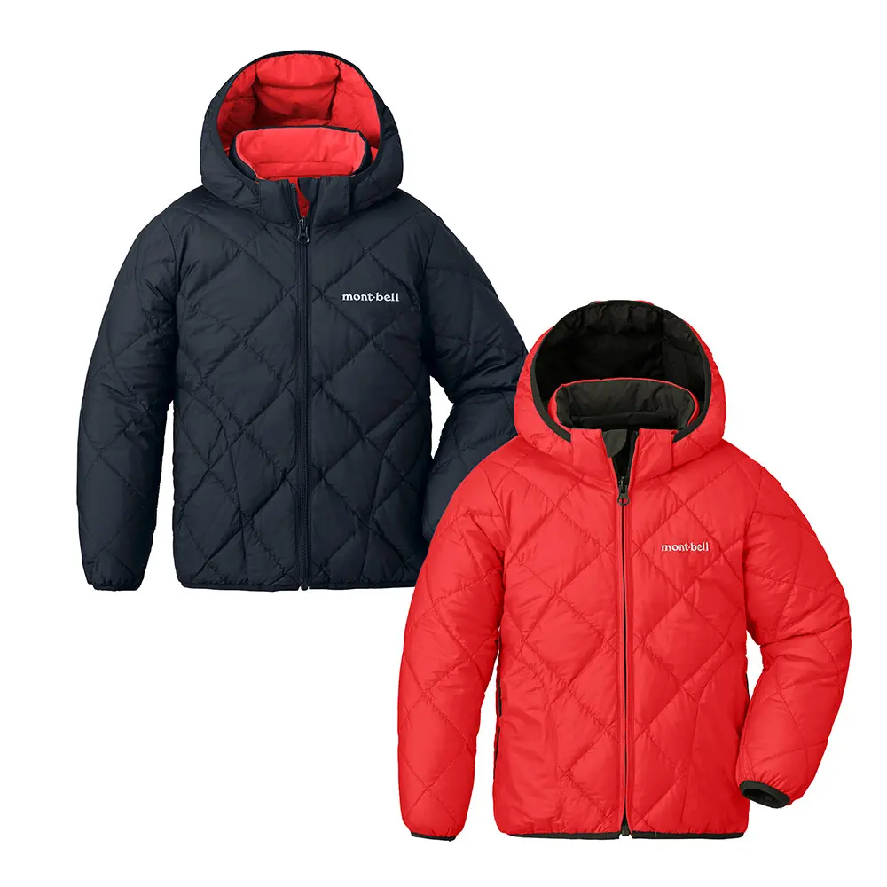 リバーシブル ダウンパーカ Kid's 100-130 | Montbell Japan