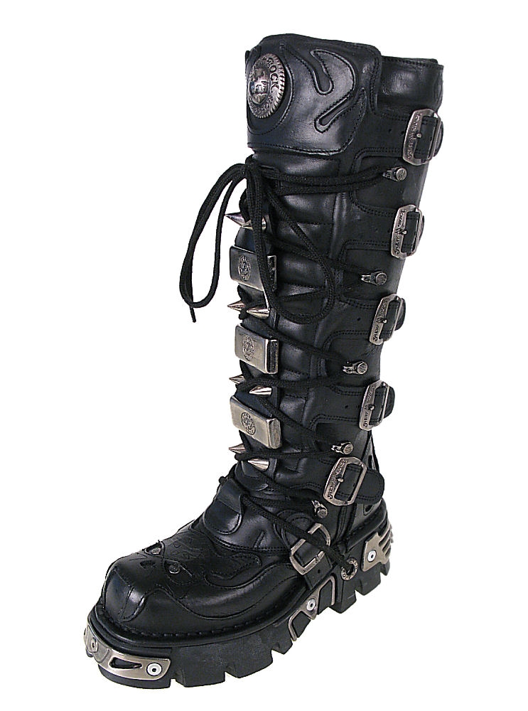shoes NEW ROCK - High Vampire Boot (161-S1) Black - Metalshop.us
