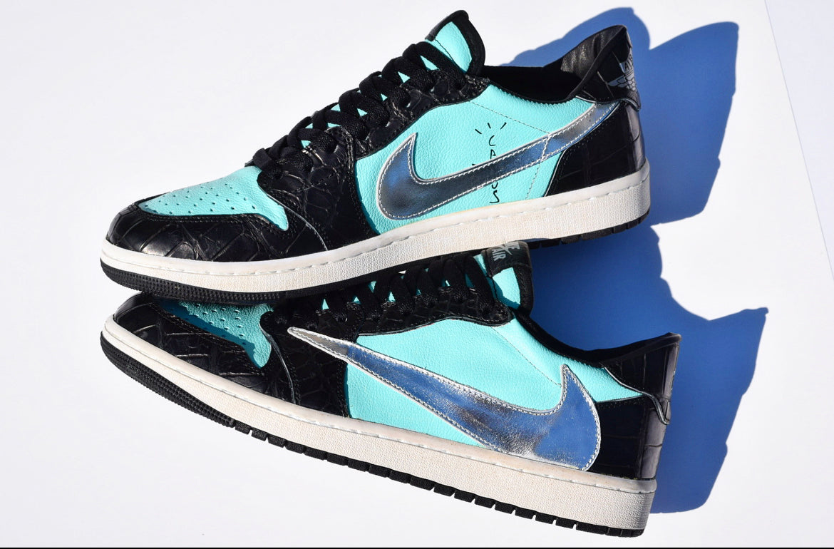Tiffany Blue TS AJ1 low – MeeksShoes