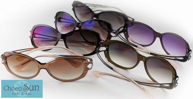 鼻に跡がつかないサングラスChocoSunちょこサン・シャルマン