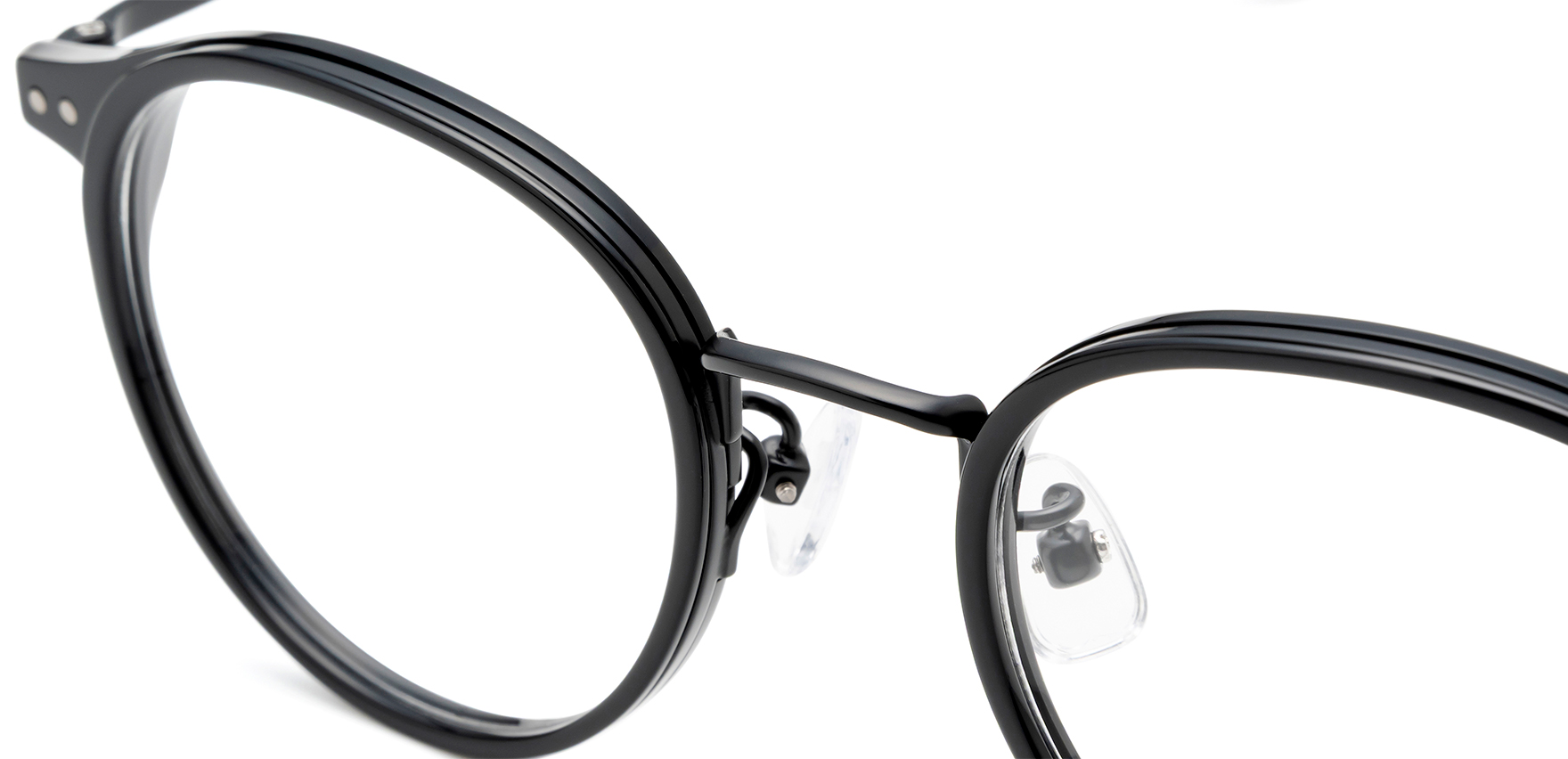 ANU AN-37B QRO(48 ﾌﾞﾗｯｸ): メガネフレーム｜眼鏡市場【公式】(メガネ