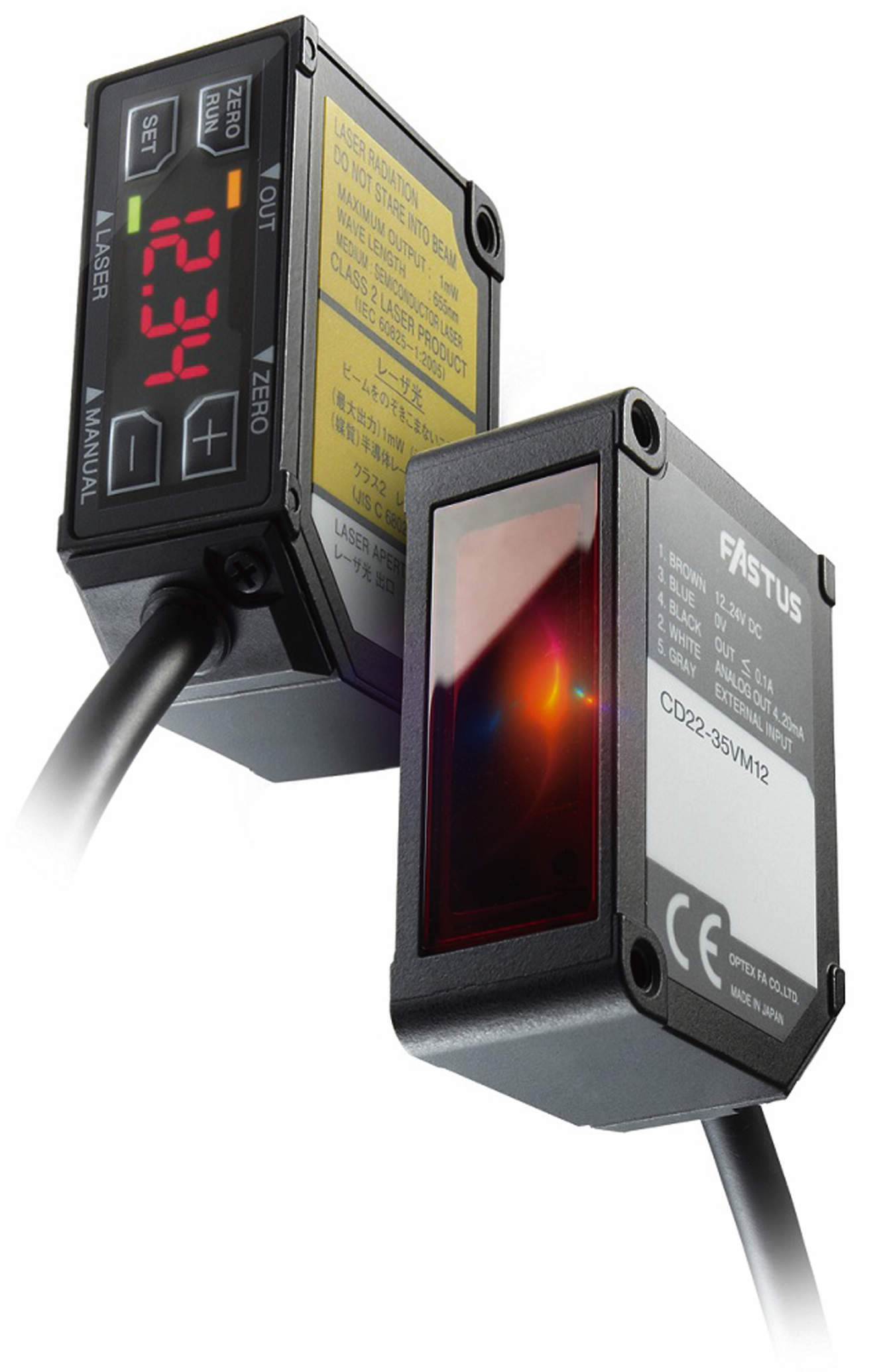 変位センサ（レーザ）｜コンパクトレーザ変位センサ CD22シリーズ