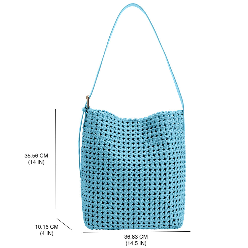 Cocoa Celine Large Nylon Tote Bag | Melie Bianco