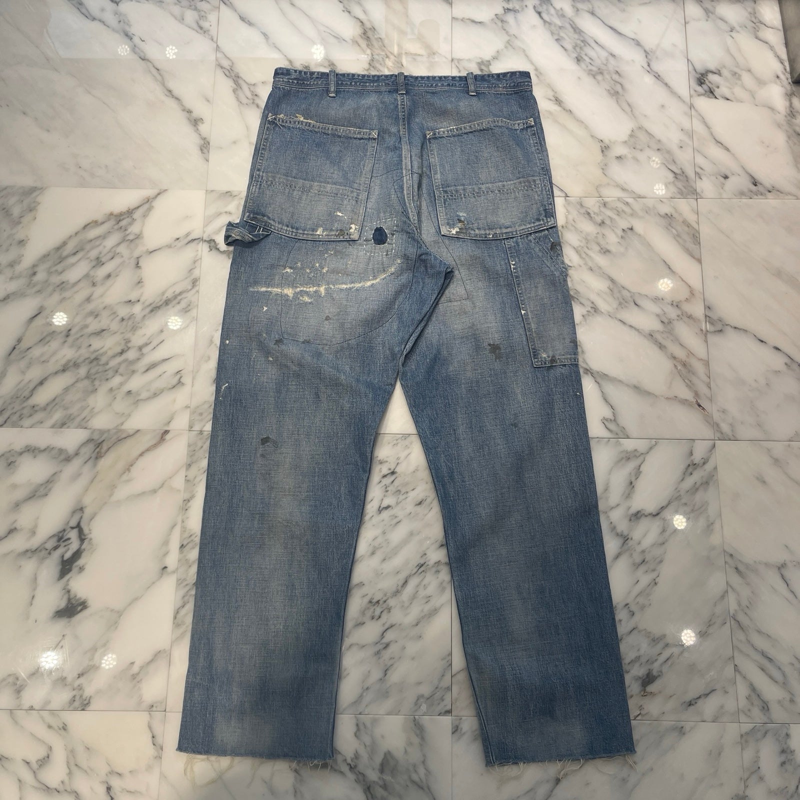 SAINT Mxxxxxx 2024SS DENIM PANTS PAINTER SM-YS8-0000-051 Size L