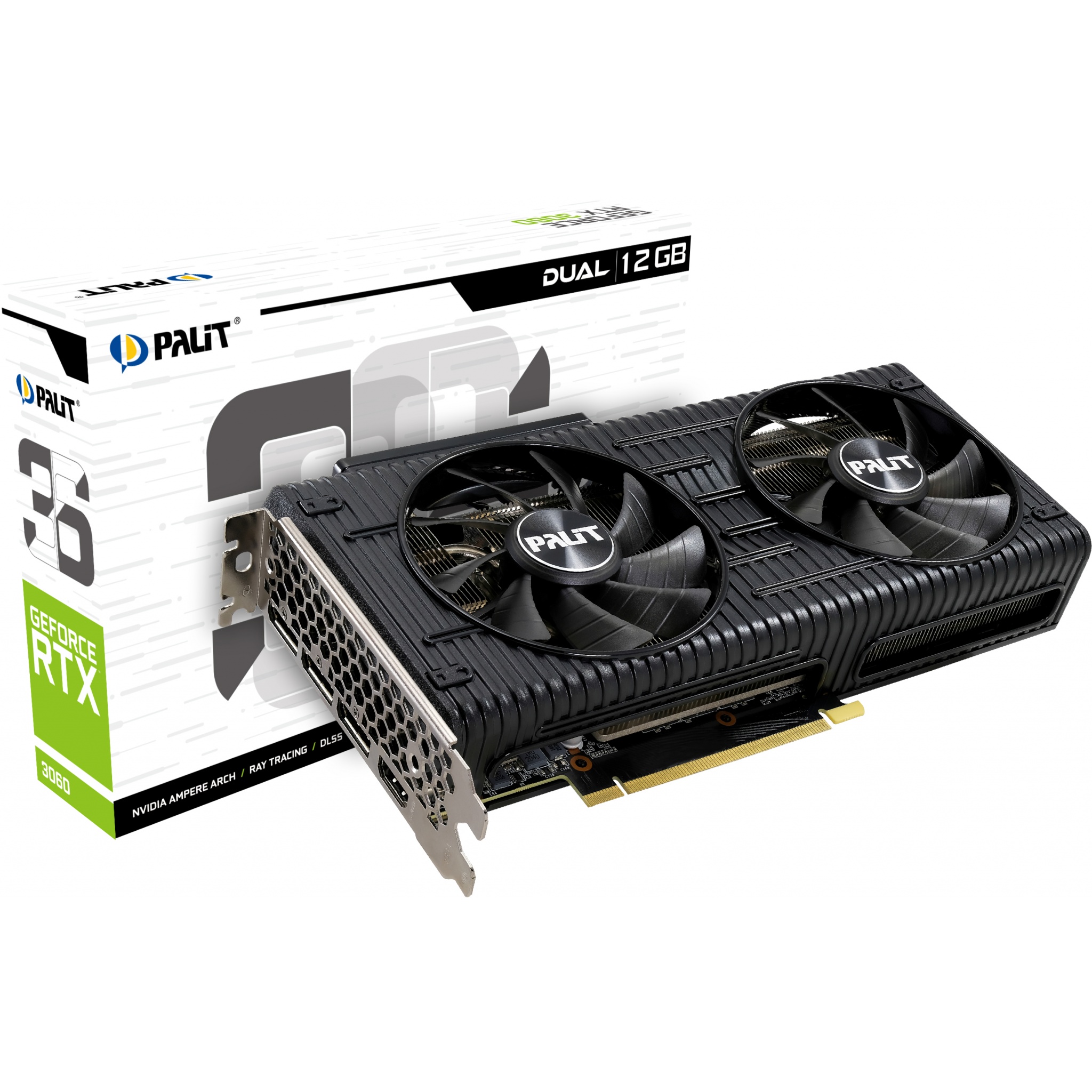Palit NVIDIA GeForce RTX 3060 Dual 12GB GDDR6 Graphics Card