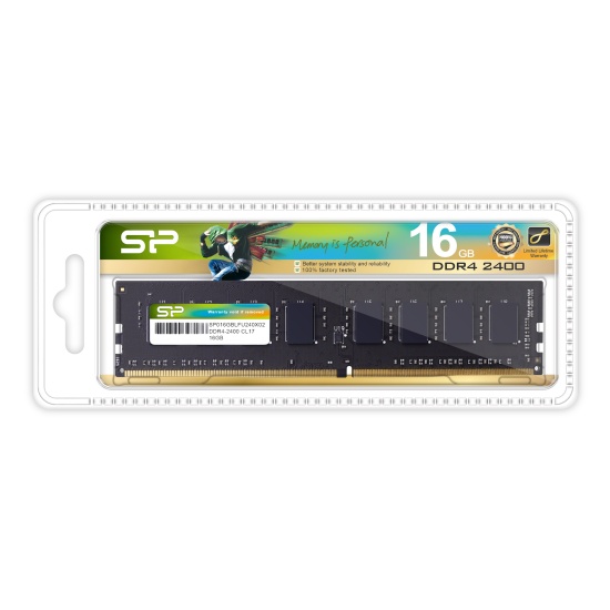 16GB Silicon Power DDR4 2400MHz PC4-19200 Desktop Memory Module
