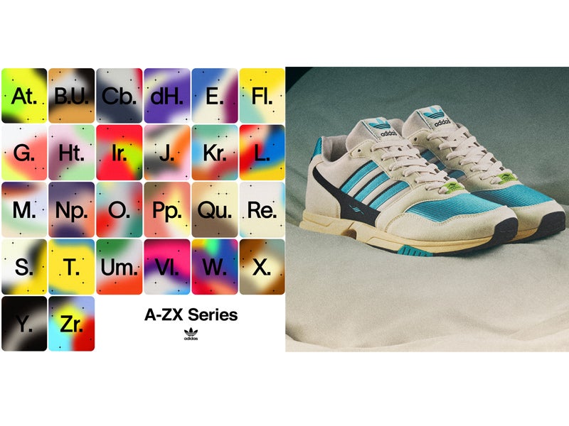 全26足の「A-ZX」シリーズ第1弾！ アディダスのレトロなスニーカーが