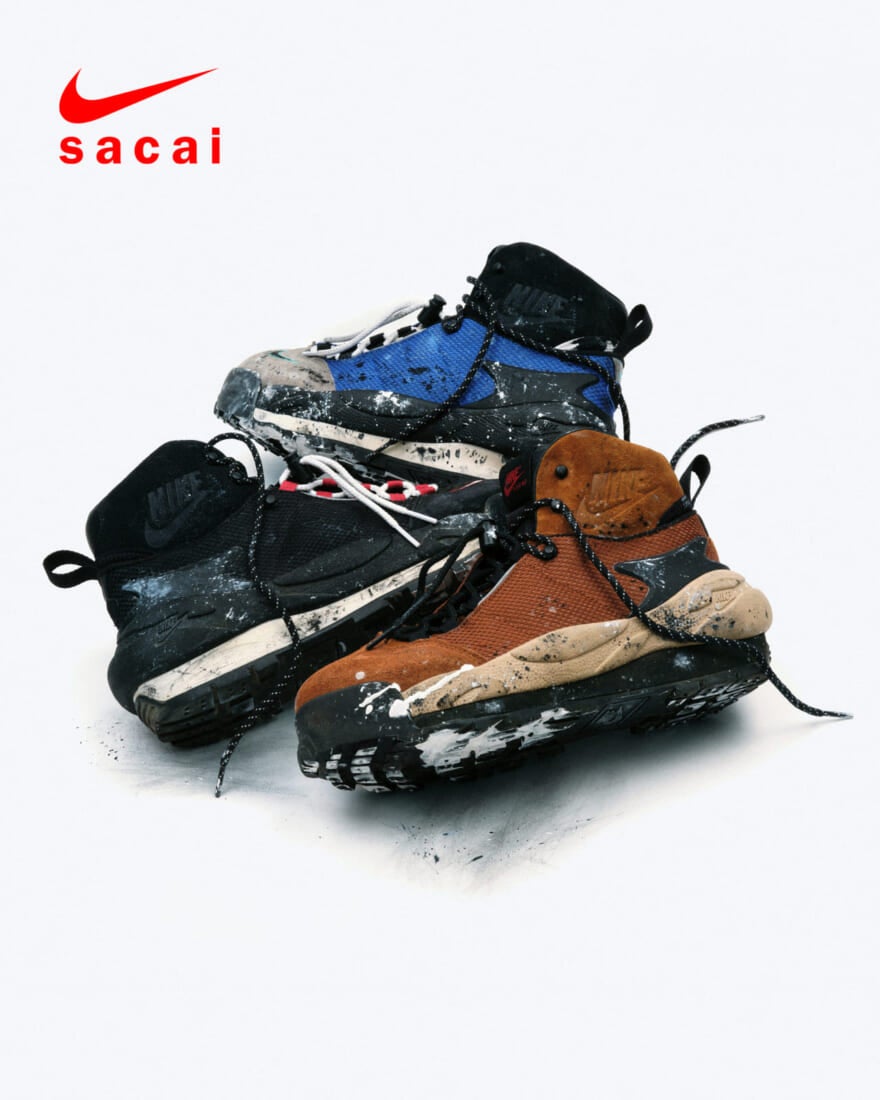 ナイキ x サカイ「マグマスケープ」が登場！ Nikeとsacai、ハイキング