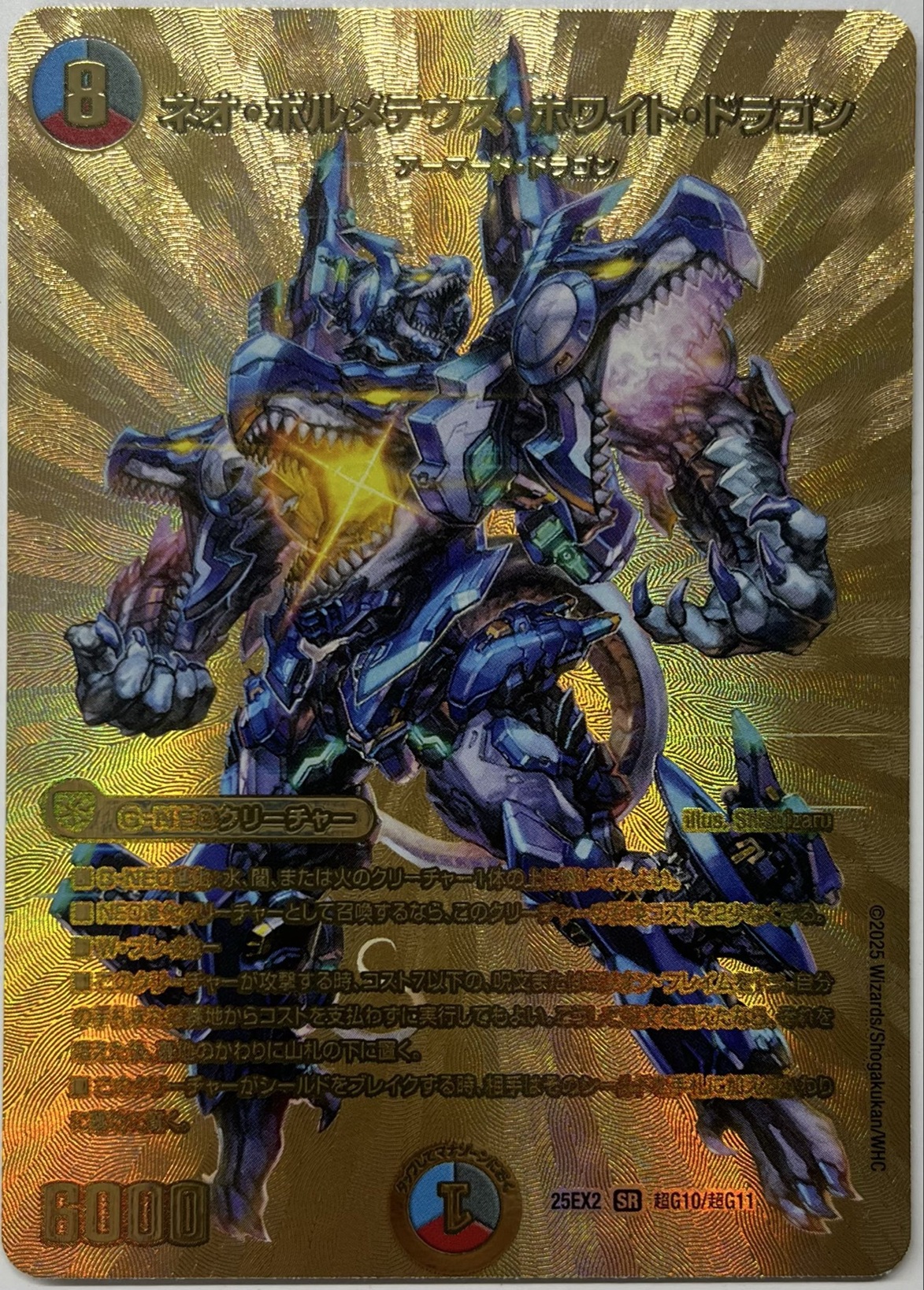 ボルメテウスレインボードラゴン サイン入り ボルメテウスレインボー