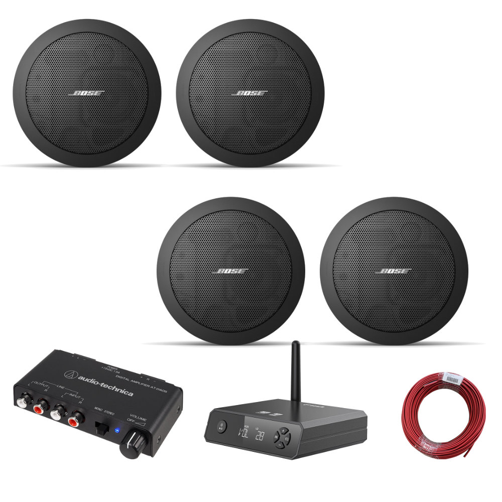 BOSE天井埋め込みスピーカー＋小型アンプセット ホームオーディオ等に