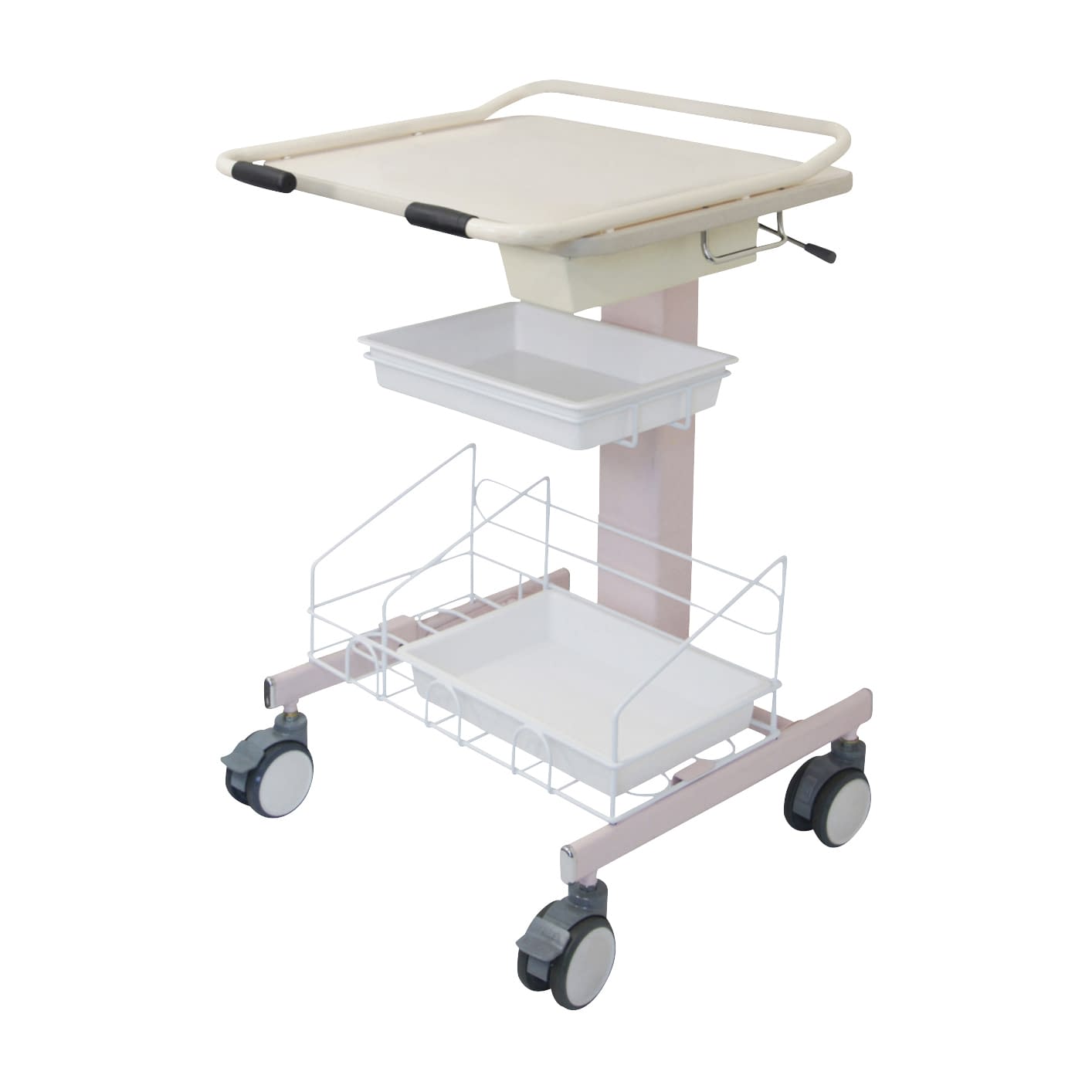 昇降式ナースカート カート(電子カルテ用) 23-7361-00 コムラ製作所