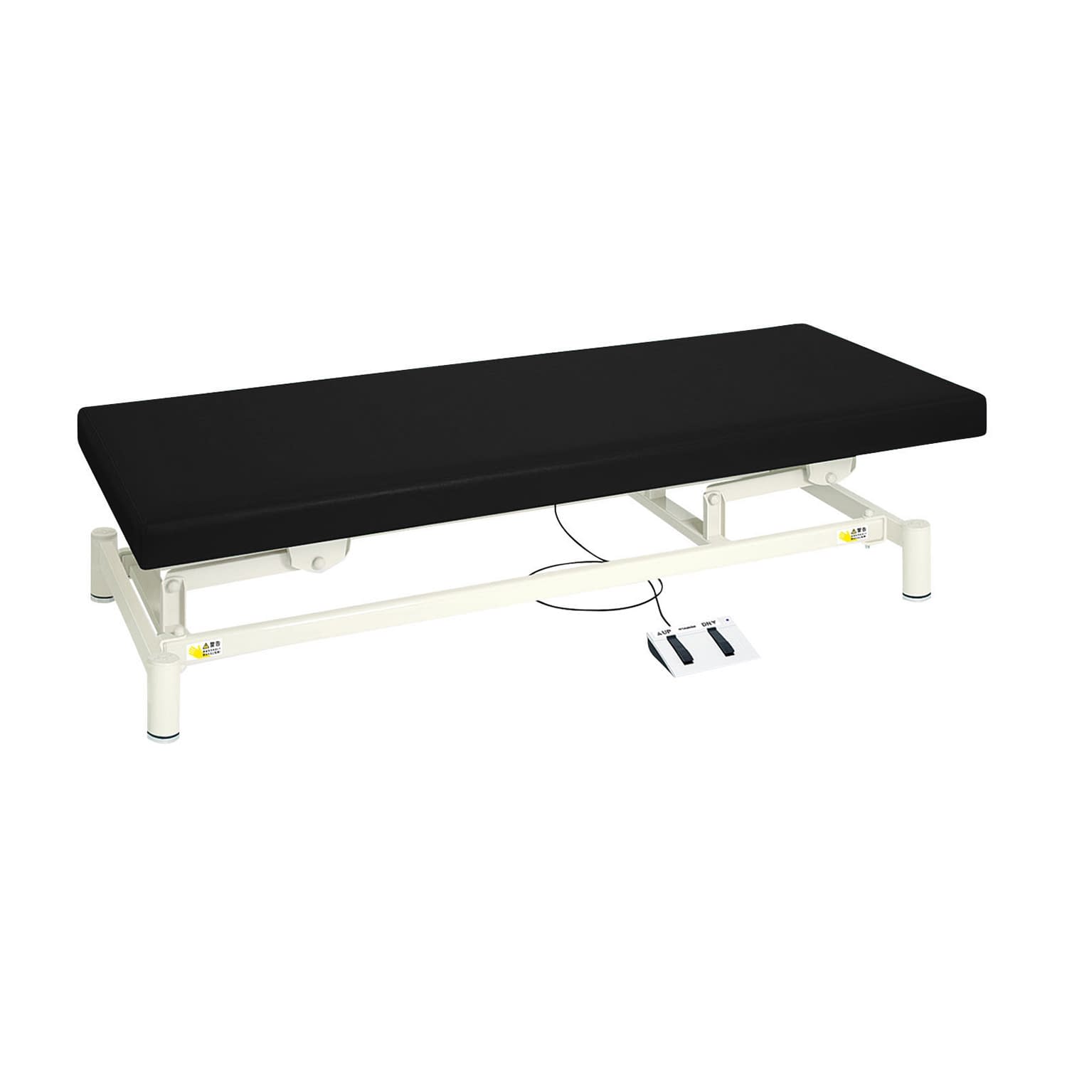 電動診察台(低床タイプ) 診察ベッド 24-4982-0001 ビニルレザー白 高田