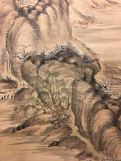 貫名海屋 浅峰山水図｜古美術・掛け軸の販売・買取・鑑定-松本松栄堂