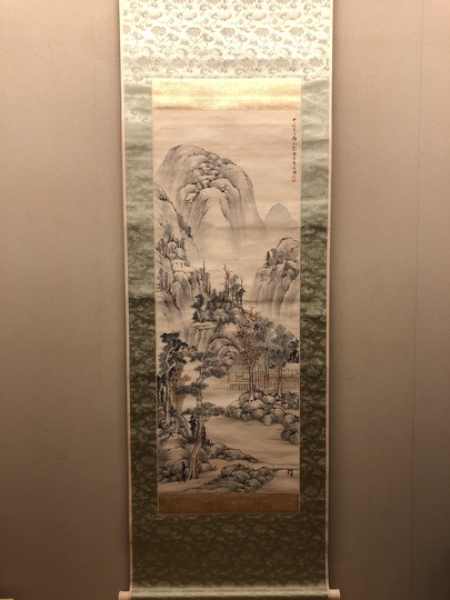 野呂介石 浅峰山水図｜古美術・掛け軸の販売・買取・鑑定-松本松栄堂