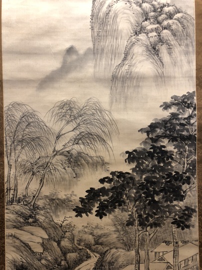 貫名海屋 梧竹幽居図｜古美術・掛け軸の販売・買取・鑑定-松本松栄堂