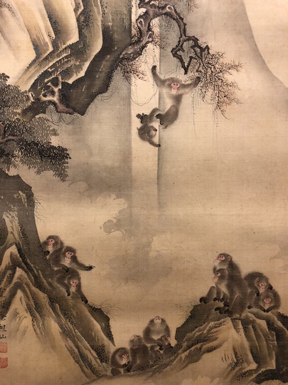 森祖仙 群猿図｜古美術・掛け軸の販売・買取・鑑定-松本松栄堂