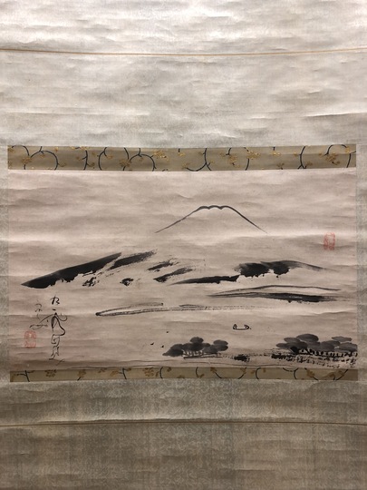 池大雅 富士図｜古美術・掛け軸の販売・買取・鑑定-松本松栄堂