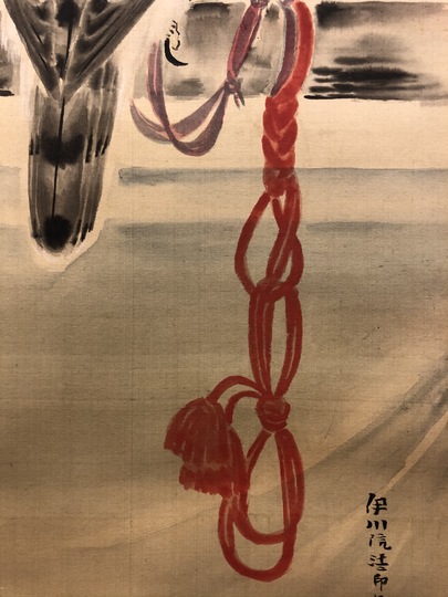 狩野伊川院栄信 鷹図｜古美術・掛け軸の販売・買取・鑑定-松本松栄堂