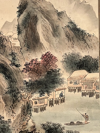 横井金谷 山水図｜古美術・掛け軸の販売・買取・鑑定-松本松栄堂