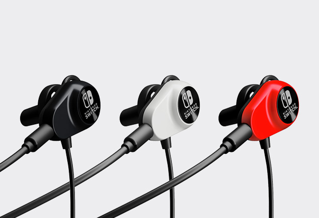 Nintendo Switch専用デュアルダクトゲーミングイヤホンブラック