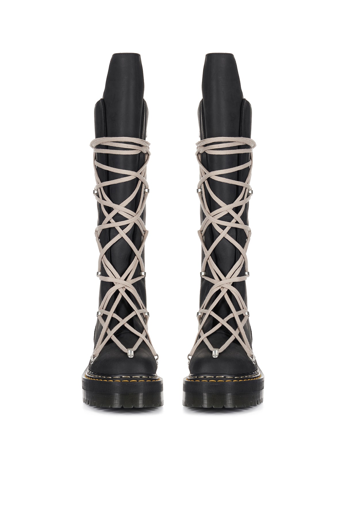 RICK OWENS | 1B60 QUAD SOLE PENTALACE BOOTS