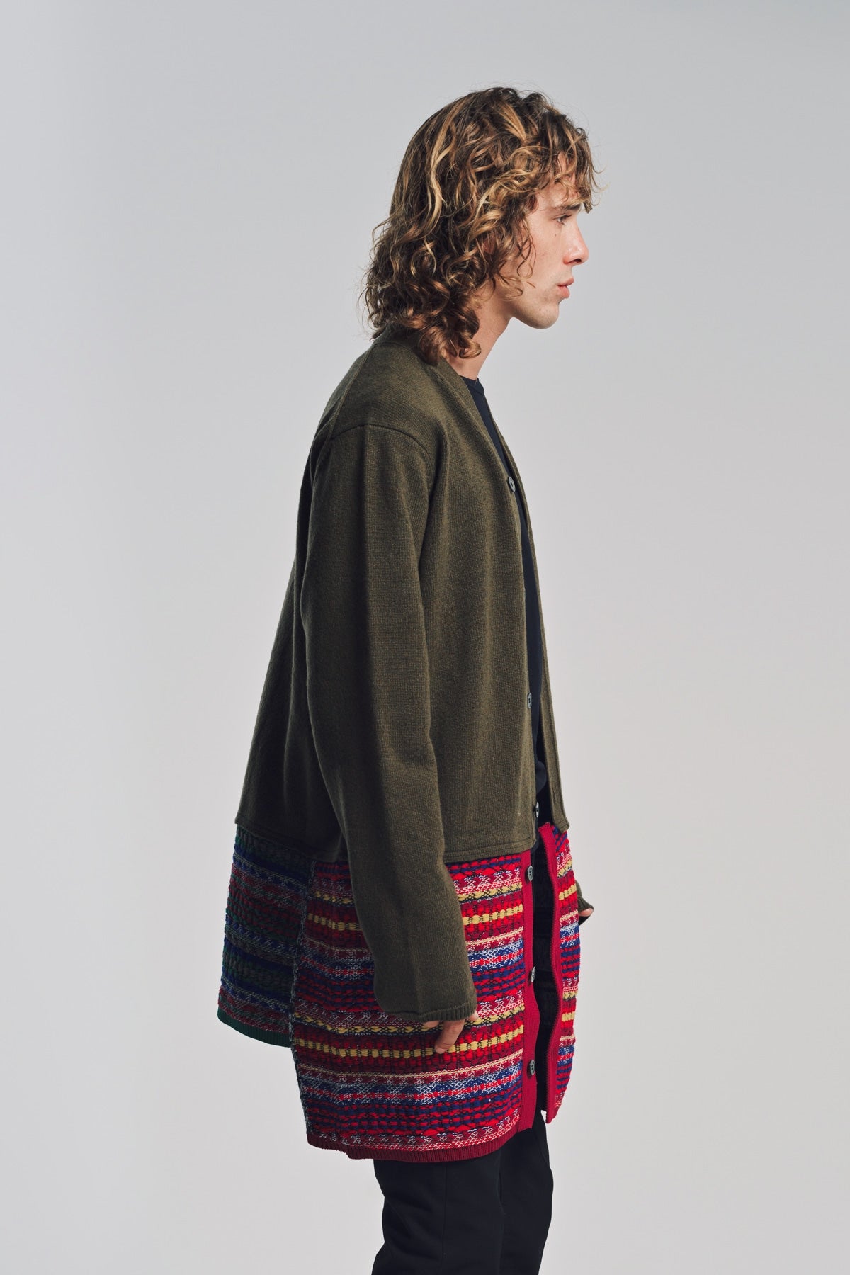 COMME DES GARCONS HOMME PLUS | SPLIT CARDIGAN