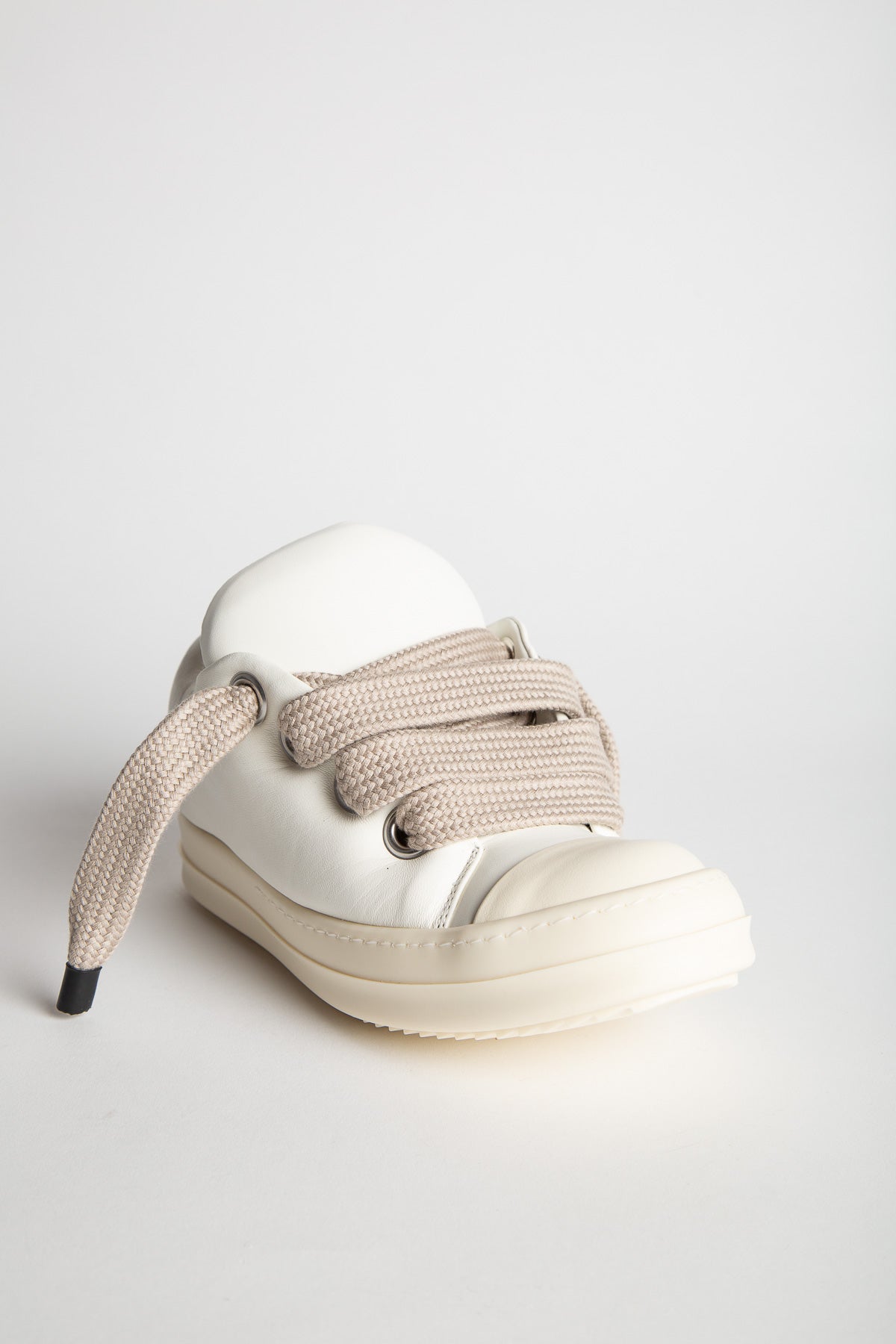 RICK OWENS | JUMBO LACE PUFFER LOW SNEAKS