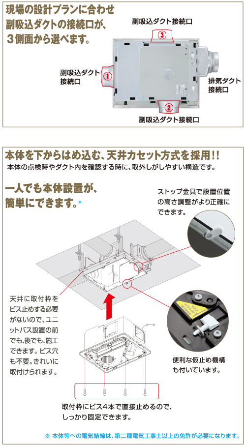 BS-133HM-2の製品詳細ページ | 3室換気 | マックス株式会社（MAX）