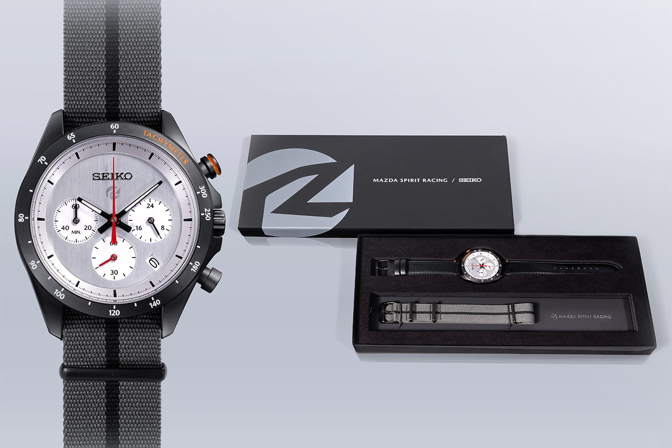 MAZDA SPIRIT RACING ｸﾛﾉｸﾞﾗﾌｳｵｯﾁ (SILVER FACE)