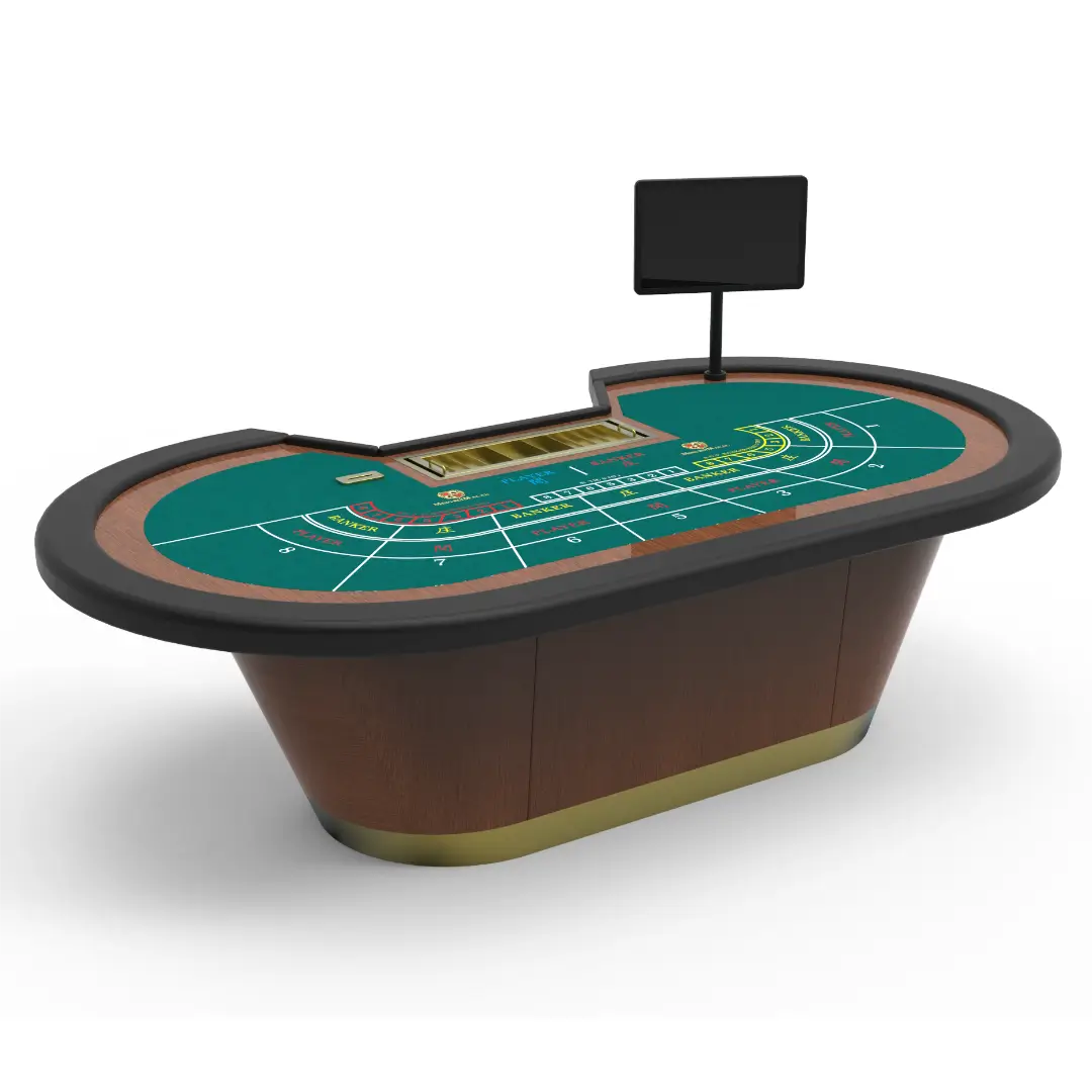 デラックスカスタマイズ可能な木製バカラテーブル販売 | Macaumr