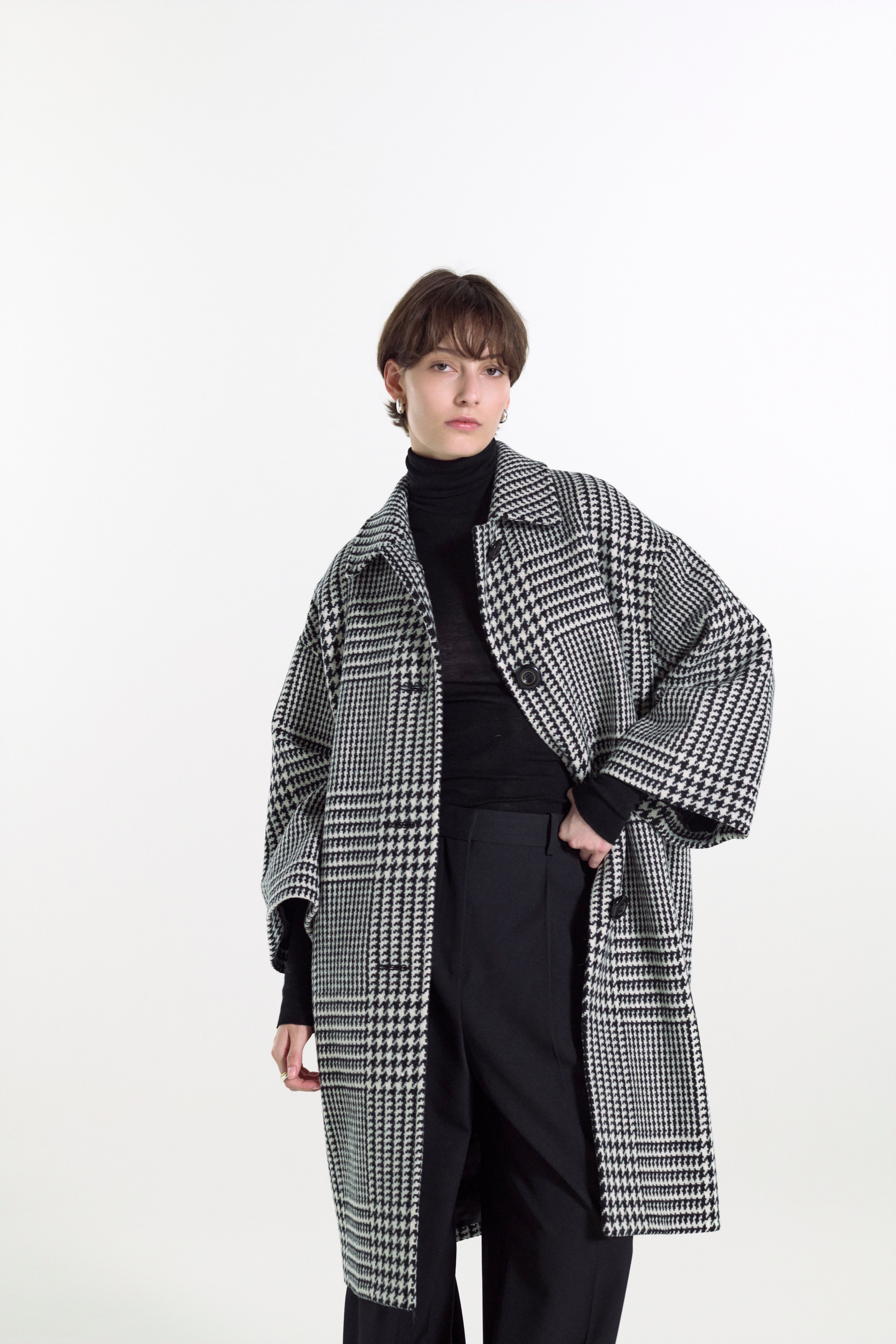 ウィメンズ COLLIN - クロップドスリーブ コート – Mackintosh