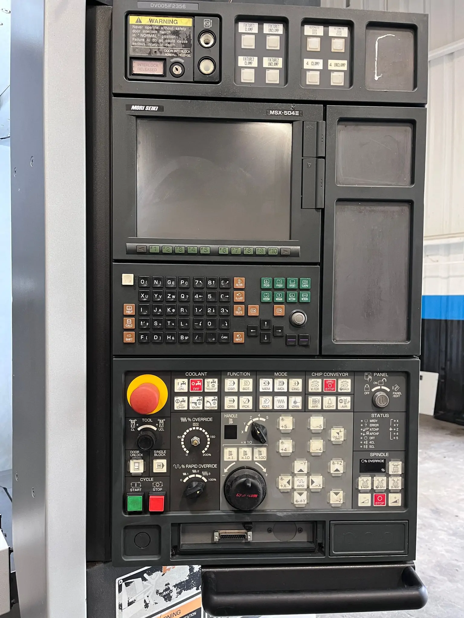 Used Mori Seiki DuraVertical 5060 CNC Vertical Mill (2009) – 4th