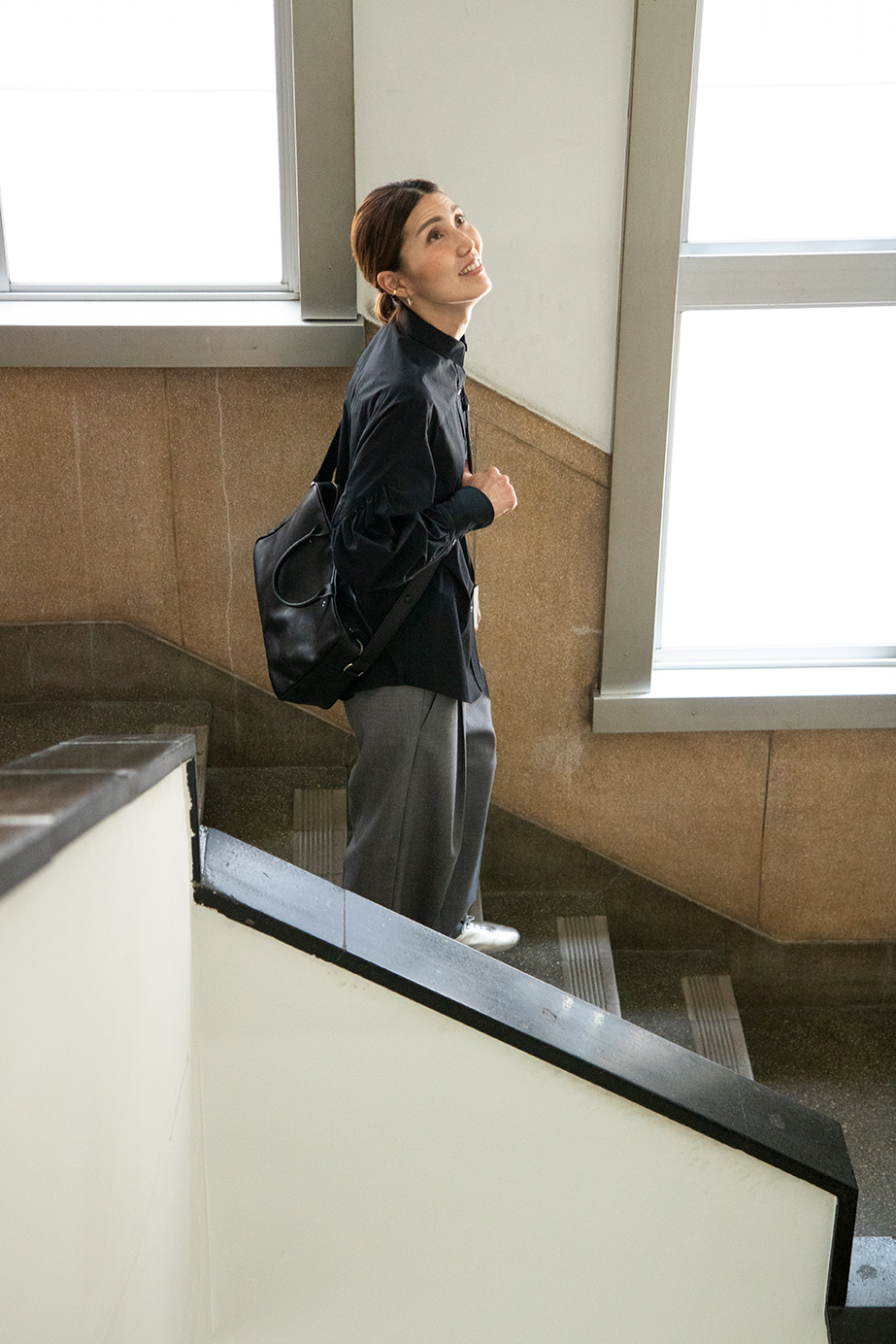 予約】「おかかえバッグ」ブラック「okakaebag」soutiencollar（ステン