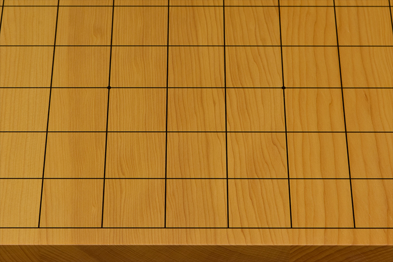 おまかせ】本榧卓上将棋盤 1寸（ハギ盤・上） | 前川榧碁盤店