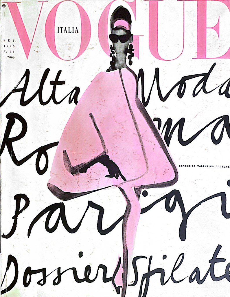 VOGUE Magazine Italia September 1990 YASMIN LE BON Christy Turlington