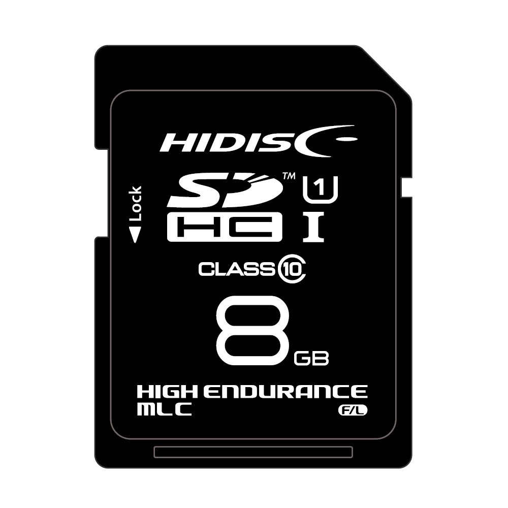 HIDISC MLC採用高耐久SDメモリーカード KIOXIAチップ採用