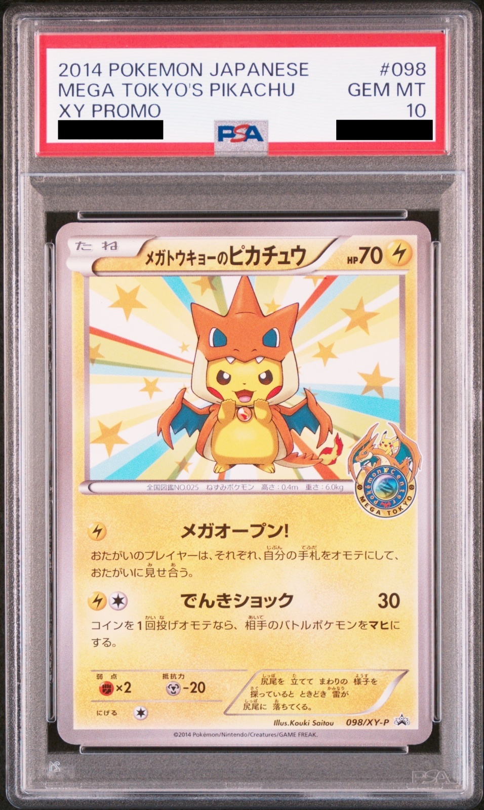 トウホクのピカチュウ PSA 10 PSA10】トウホクのピカチュウ PROMO 260